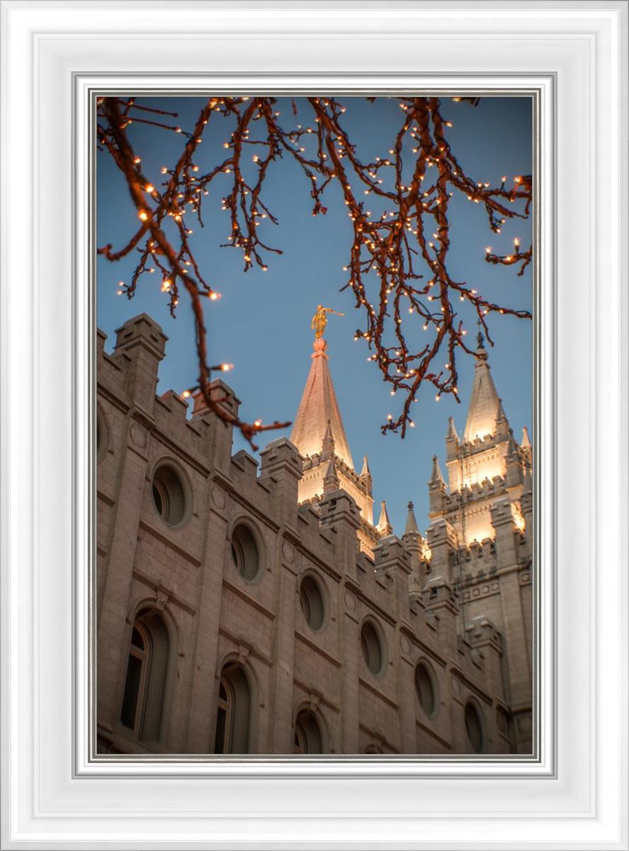 Salt Lake City Temple He Giveth Light