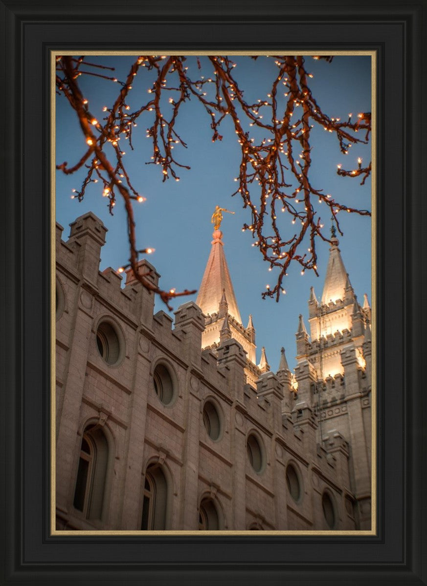 Salt Lake City Temple He Giveth Light