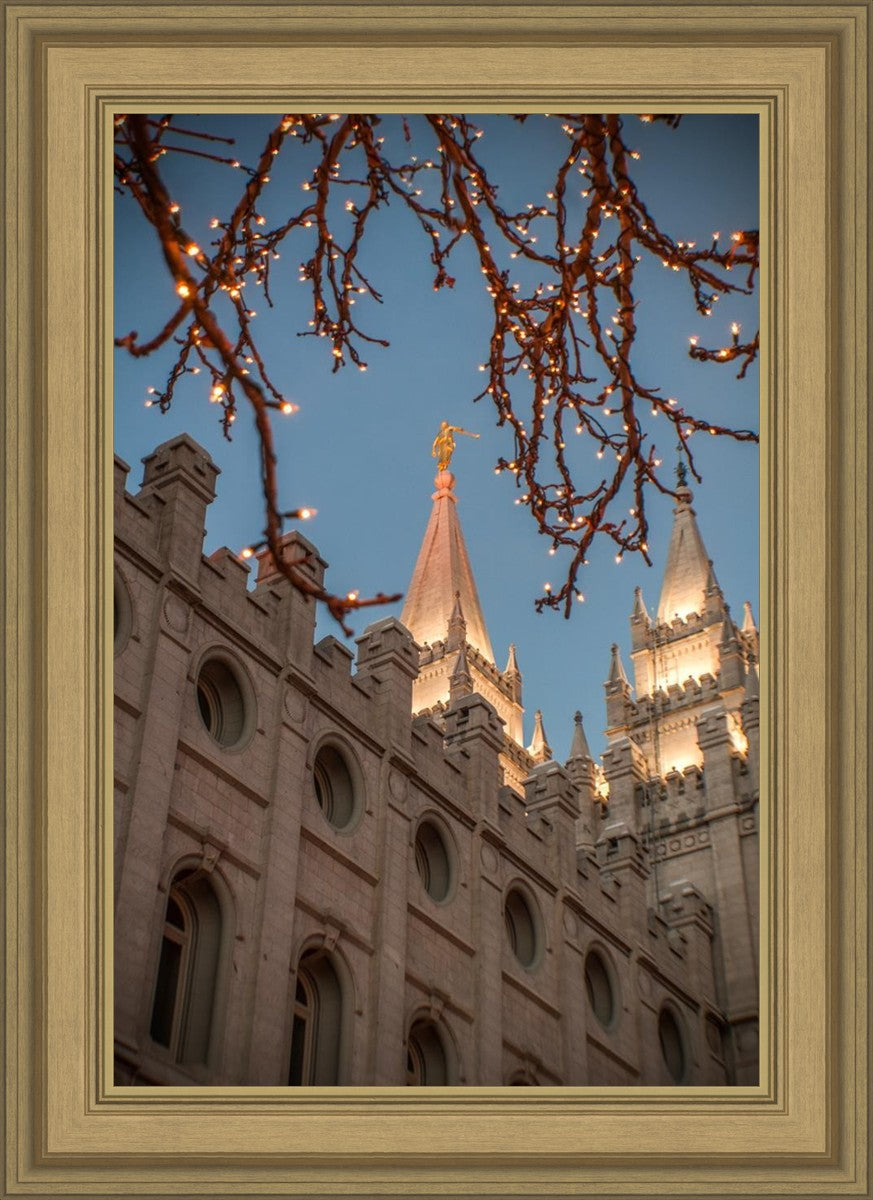 Salt Lake City Temple He Giveth Light
