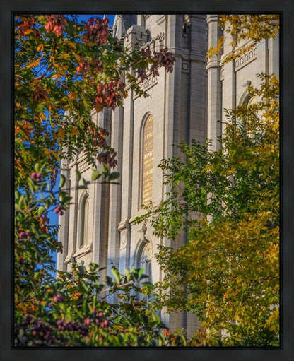 Salt Lake City Temple His Declaration Gallery Wrap