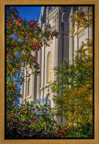 Salt Lake City Temple His Declaration Gallery Wrap