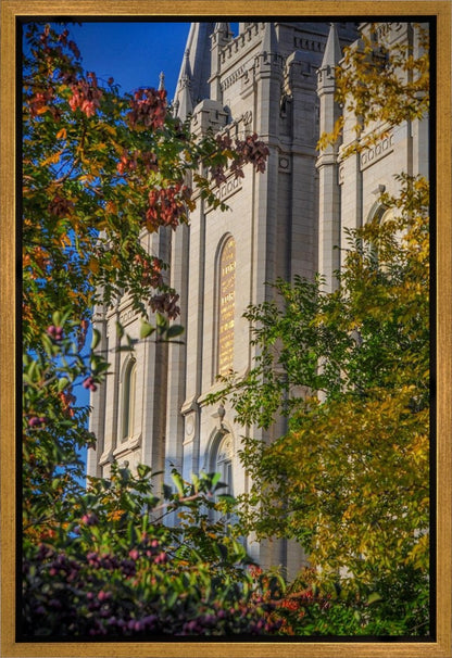 Salt Lake City Temple His Declaration Gallery Wrap