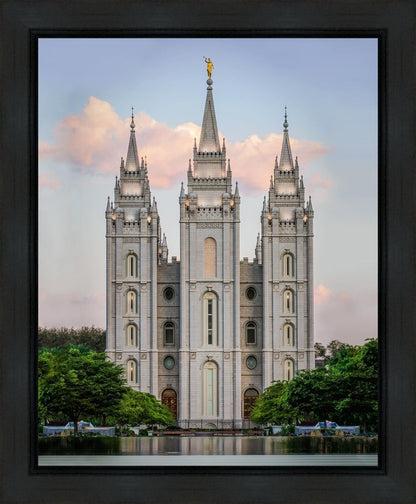 Salt Lake City Temple In All His Glory Gallery Wrap