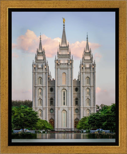 Salt Lake City Temple In All His Glory Gallery Wrap