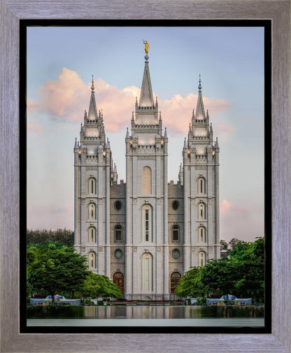 Salt Lake City Temple In All His Glory Gallery Wrap
