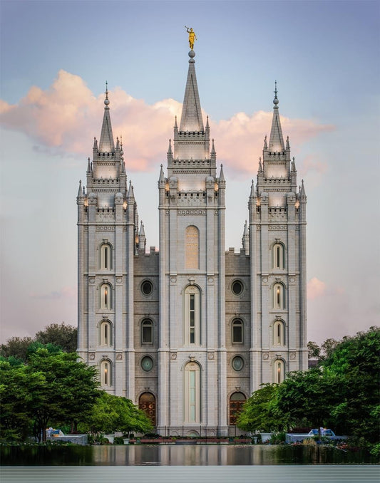 Salt Lake City Temple In All His Glory Gallery Wrap