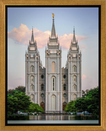 Salt Lake City Temple In All His Glory Gallery Wrap