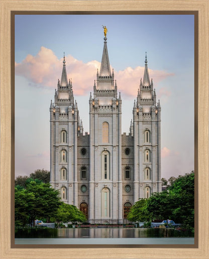 Salt Lake City Temple In All His Glory Gallery Wrap