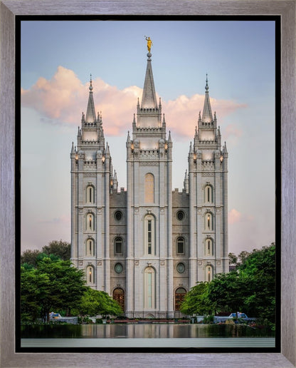 Salt Lake City Temple In All His Glory Gallery Wrap