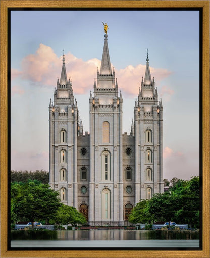Salt Lake City Temple In All His Glory Gallery Wrap