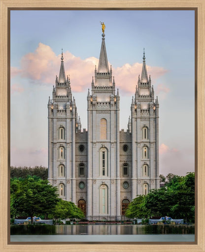 Salt Lake City Temple In All His Glory Gallery Wrap