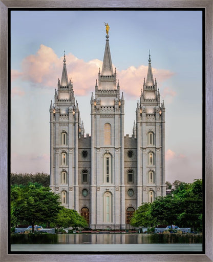 Salt Lake City Temple In All His Glory Gallery Wrap