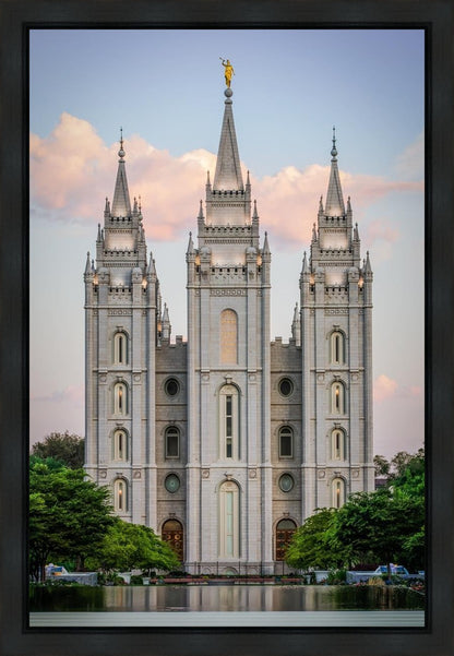 Salt Lake City Temple In All His Glory Gallery Wrap