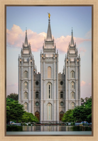 Salt Lake City Temple In All His Glory Gallery Wrap