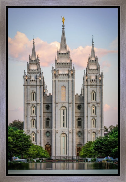 Salt Lake City Temple In All His Glory Gallery Wrap