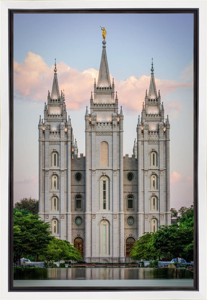 Salt Lake City Temple In All His Glory Gallery Wrap