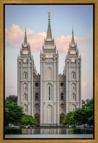 Salt Lake City Temple In All His Glory Gallery Wrap
