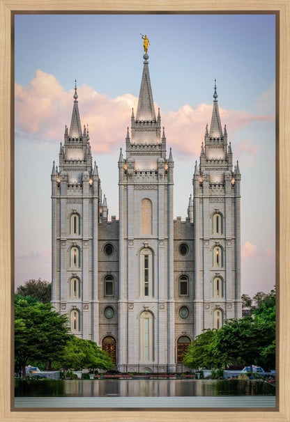 Salt Lake City Temple In All His Glory Gallery Wrap