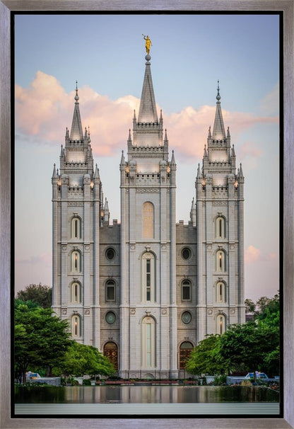 Salt Lake City Temple In All His Glory Gallery Wrap