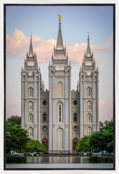 Salt Lake City Temple In All His Glory Gallery Wrap