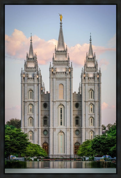 Salt Lake City Temple In All His Glory Gallery Wrap
