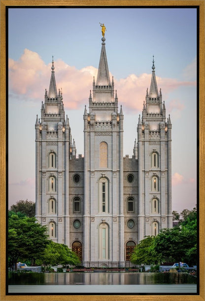 Salt Lake City Temple In All His Glory Gallery Wrap