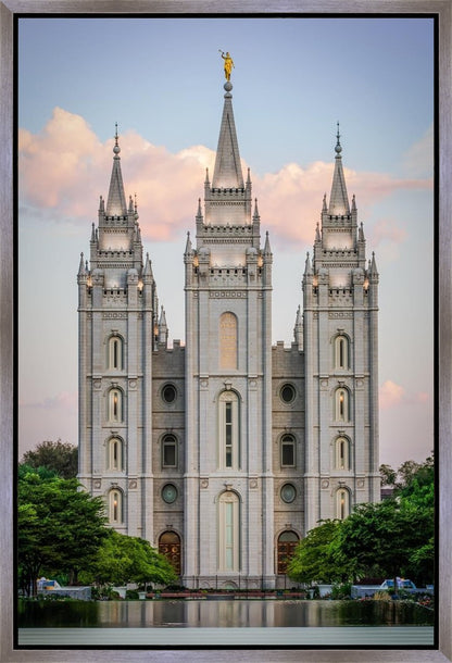 Salt Lake City Temple In All His Glory Gallery Wrap