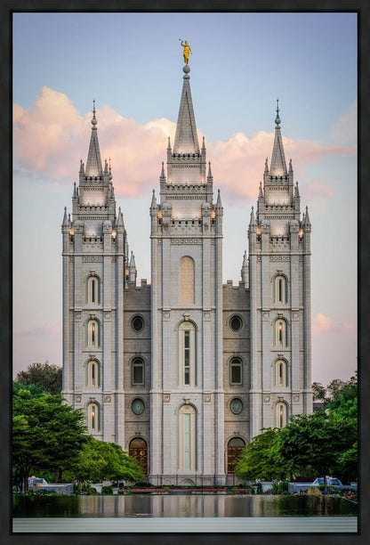 Salt Lake City Temple In All His Glory Gallery Wrap