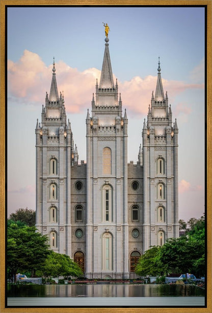 Salt Lake City Temple In All His Glory Gallery Wrap
