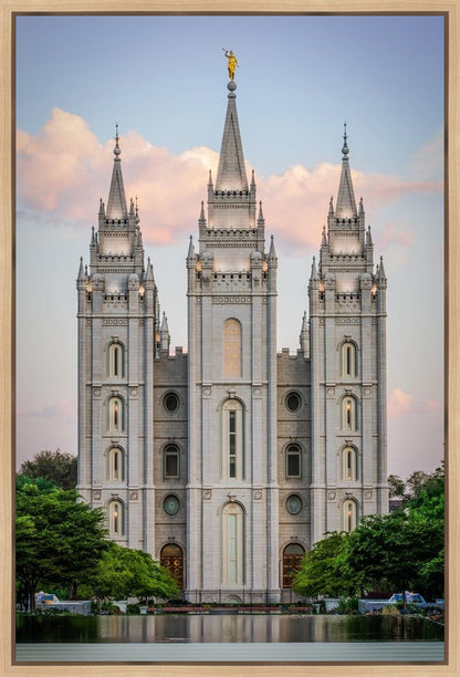 Salt Lake City Temple In All His Glory Gallery Wrap