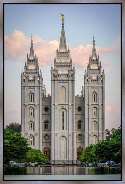 Salt Lake City Temple In All His Glory Gallery Wrap