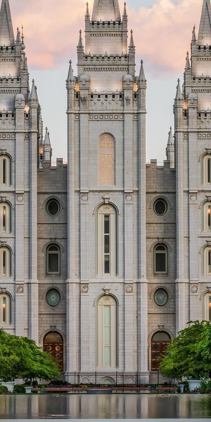 Salt Lake City Temple In All His Glory Gallery Wrap