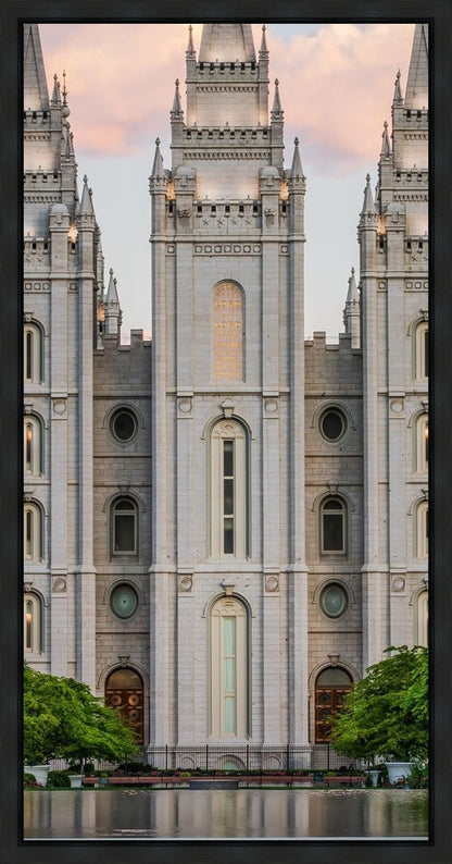 Salt Lake City Temple In All His Glory Gallery Wrap