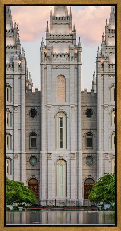 Salt Lake City Temple In All His Glory Gallery Wrap