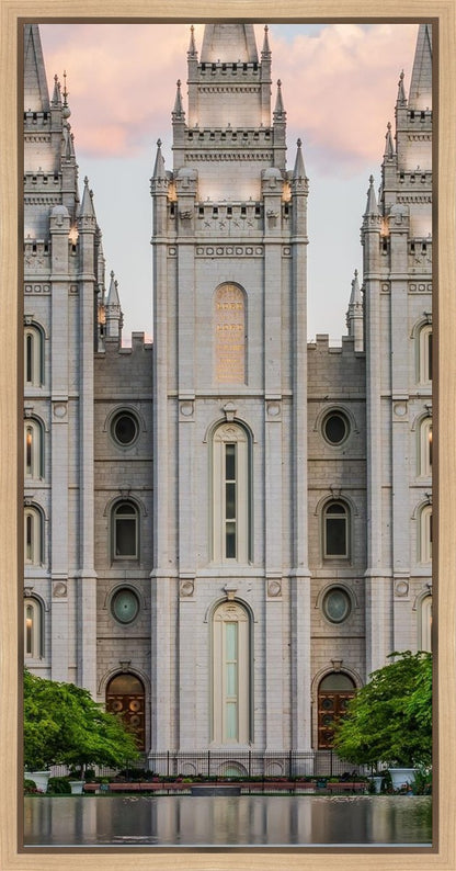 Salt Lake City Temple In All His Glory Gallery Wrap
