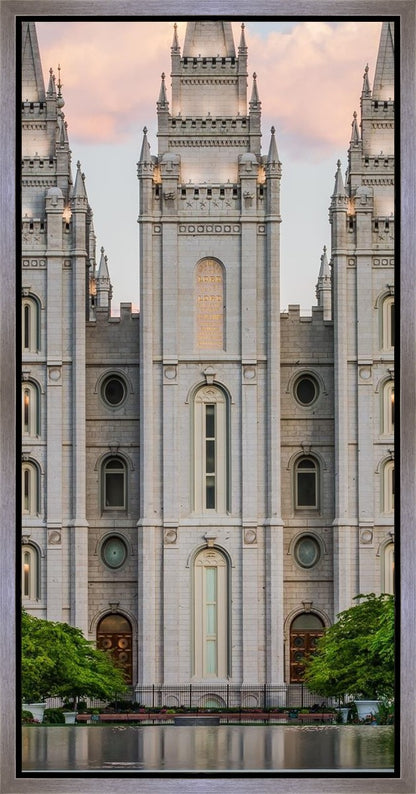 Salt Lake City Temple In All His Glory Gallery Wrap
