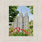 Salt Lake City Temple June - God Is the Gardner