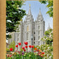 Salt Lake City Temple June - God Is the Gardner