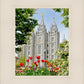 Salt Lake City Temple June - God Is the Gardner
