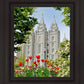 Salt Lake City Temple June - God Is the Gardner