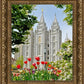 Salt Lake City Temple June - God Is the Gardner