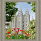 Salt Lake City Temple June - God Is the Gardner