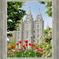 Salt Lake City Temple June - God Is the Gardner
