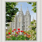 Salt Lake City Temple June - God Is the Gardner