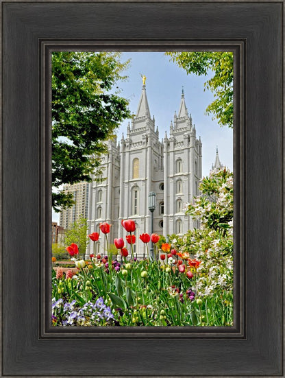 Salt Lake City Temple June - God Is the Gardner