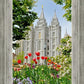 Salt Lake City Temple June - God Is the Gardner