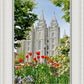 Salt Lake City Temple June - God Is the Gardner