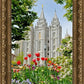 Salt Lake City Temple June - God Is the Gardner
