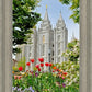 Salt Lake City Temple June - God Is the Gardner