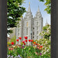 Salt Lake City Temple June - God Is the Gardner